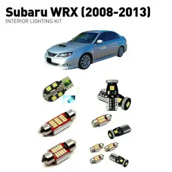 Светодиодные Внутренние огни для Subaru WRX 2008-2013 6 шт. Led Автомобильные фары комплект освещения автомобильные лампы Canbus