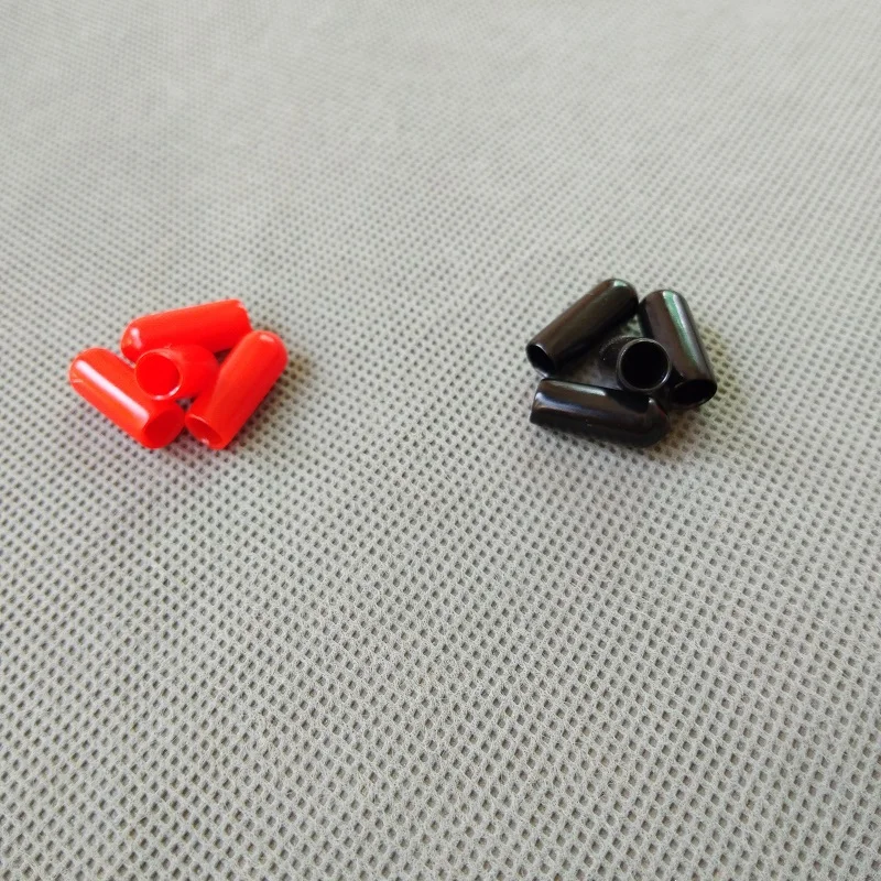 개/몫 5mm 엔드 캡 PVC 플라스틱 케이블 와이어 스레드 방수 커버 비닐 엔드 캡 PVC 고무 스틸 폴 튜브 보호