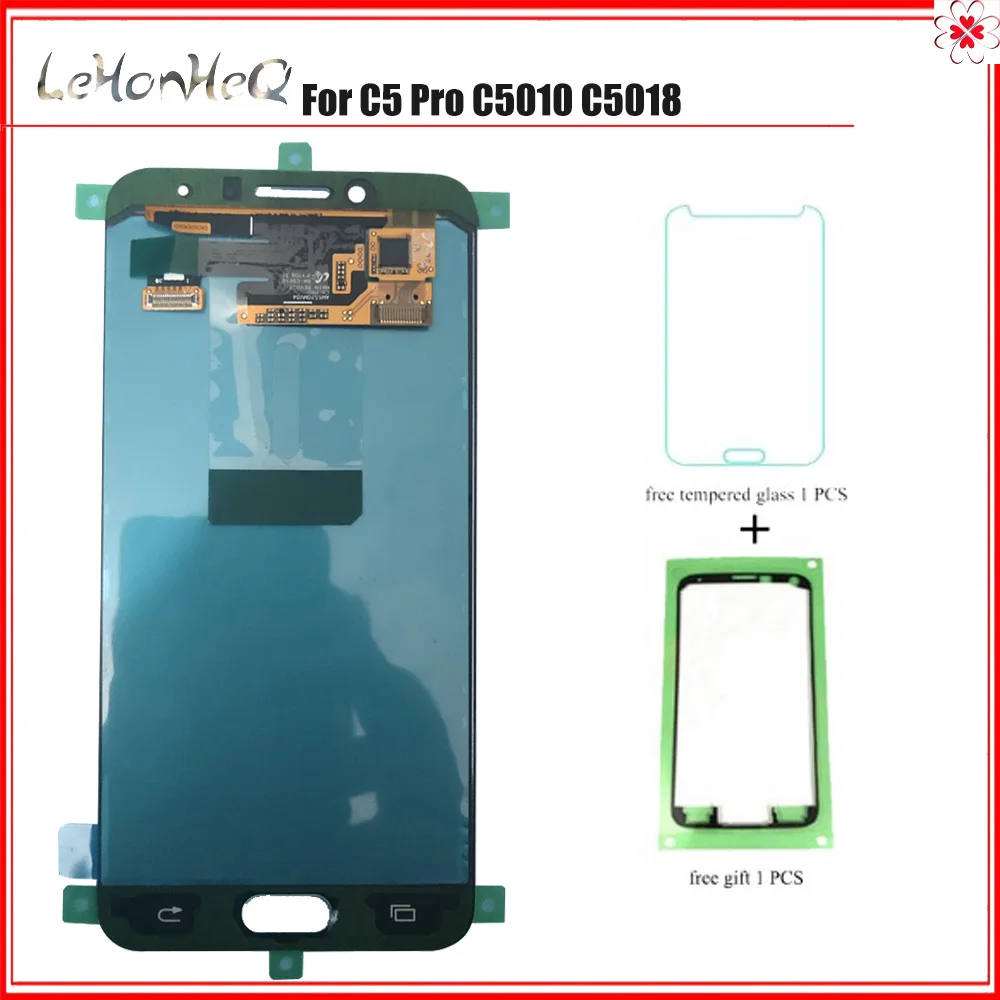 

100% test Amoled screen For Samsung Galaxy C5 Pro C5010 LCD Display Touch Screen Digitizer Assembly For Samsung C5 Pro lcd