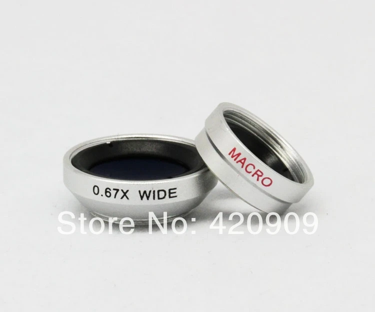 2 in 1 Magnetic Detachable 0.67X Wide Angle Lens+Macro Lens Mobile Phone For HTM M1 M1W M3 M3W H9006 H200 A6 A6W |