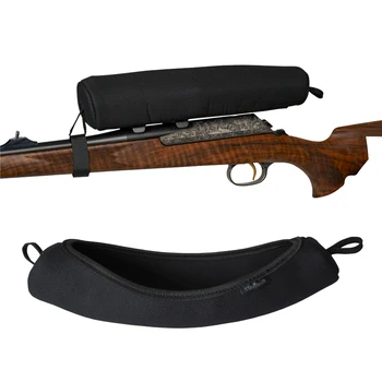 

Tourbon Hunting Shooting Tactical Rifle Sniper Scope Cover Gun Protector Neoprene Waterproof Black Color Hunting Gun Accessories