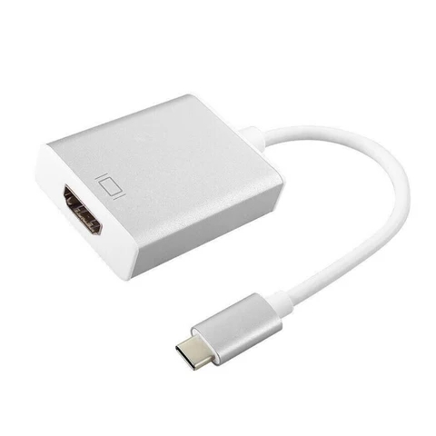 C to HDMI-compatible 4K 1080P Video AV Video Converter Cable Adapter Aluminium Alloy USB-C Dock Cord for Macbook to HDTV