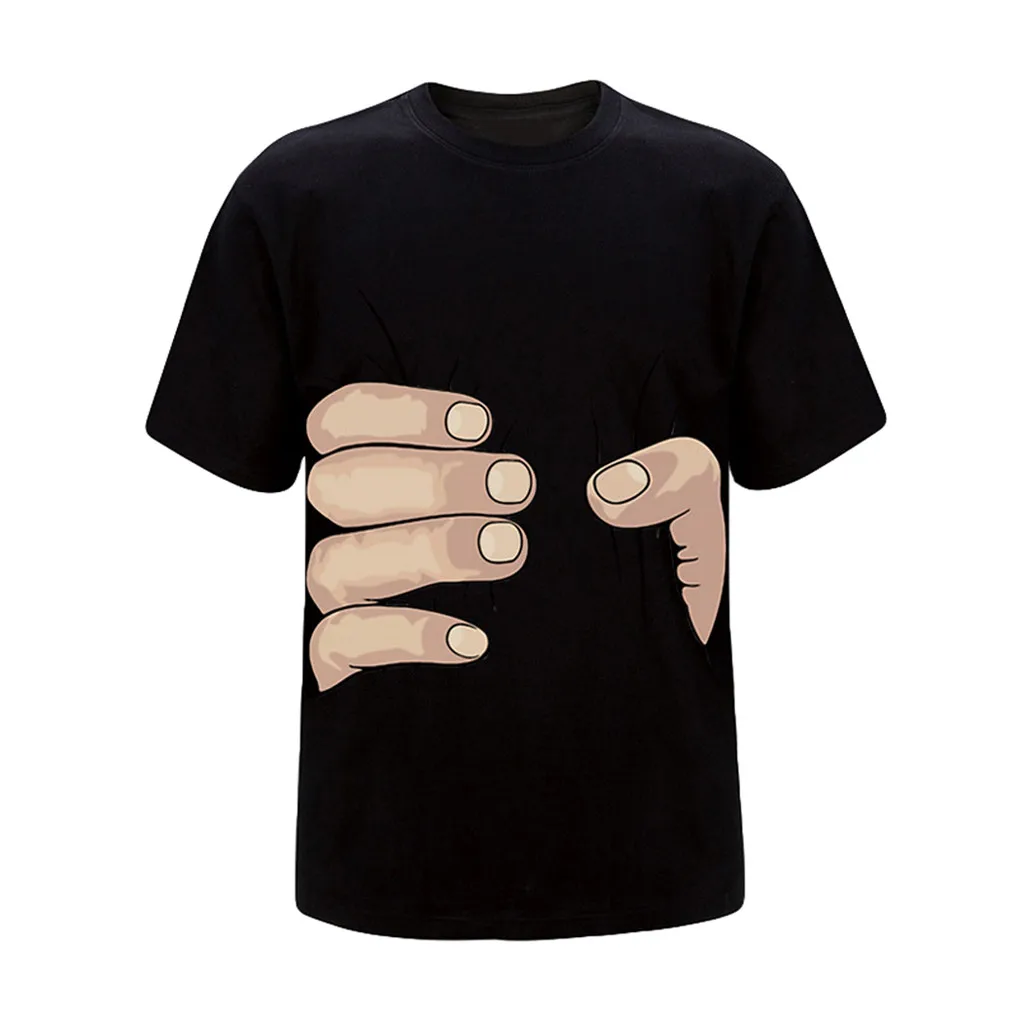 

FREE OSTRICH Mens T Shirt summer t shirt men new arrivals Casual Fashion T Shirt Funny Printing O-Neck Short Sleeve T-shirt Top