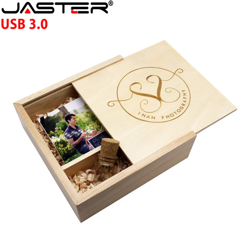 

JASTER USB 3.0 180*180*60mm Photo Album USB+Box usb flash drive Memory stick 4GB 8GB 16GB 32GB 64GB customer LOGO Wedding GIFT