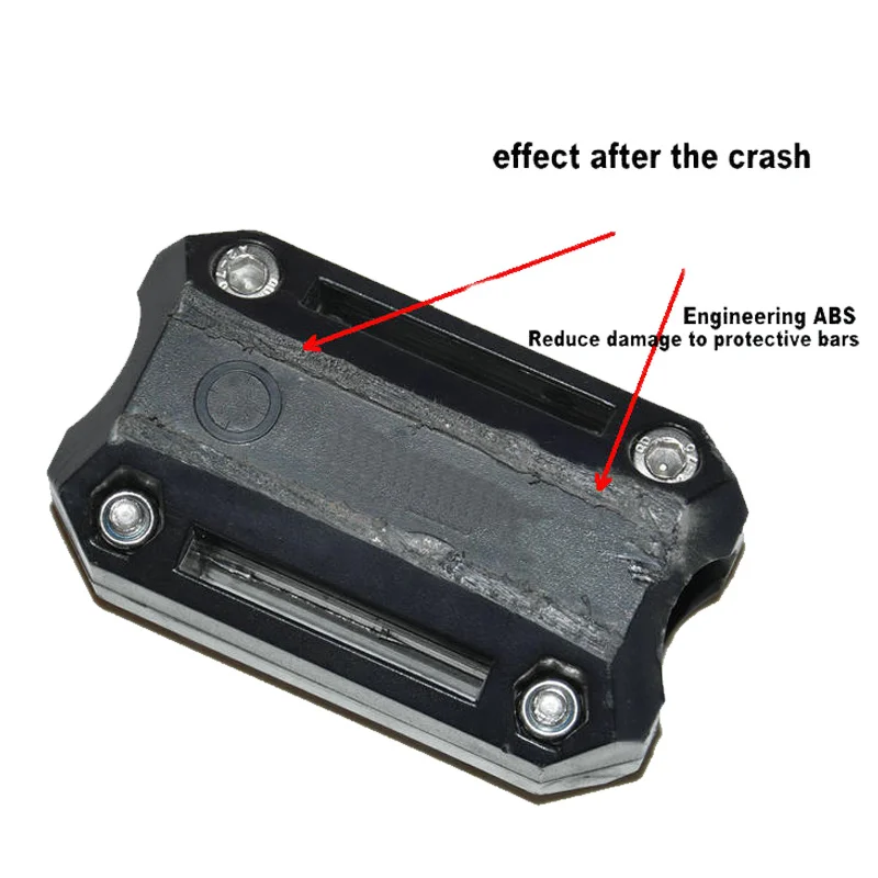 25mm Motorcycle Bumper Engine Protective Guard Crash Bars Decorative Block Dismantling Suitable for BMW R1200GS LC adv F800GS (5)