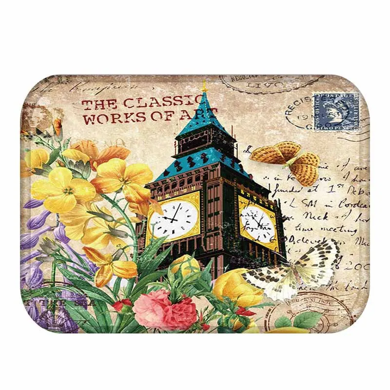 Floor Mat Carpet Doormat Polyester PVC Rectangle Tropical Plant Non-slip Decoration Bathroom Hallway Door Coffe Table Rug Floor Mat Carpet Doormat Polyester PVC Rectangle Tropical Plant Non-slip Decoration Bathroom Hallway Door Coffe Table Rug