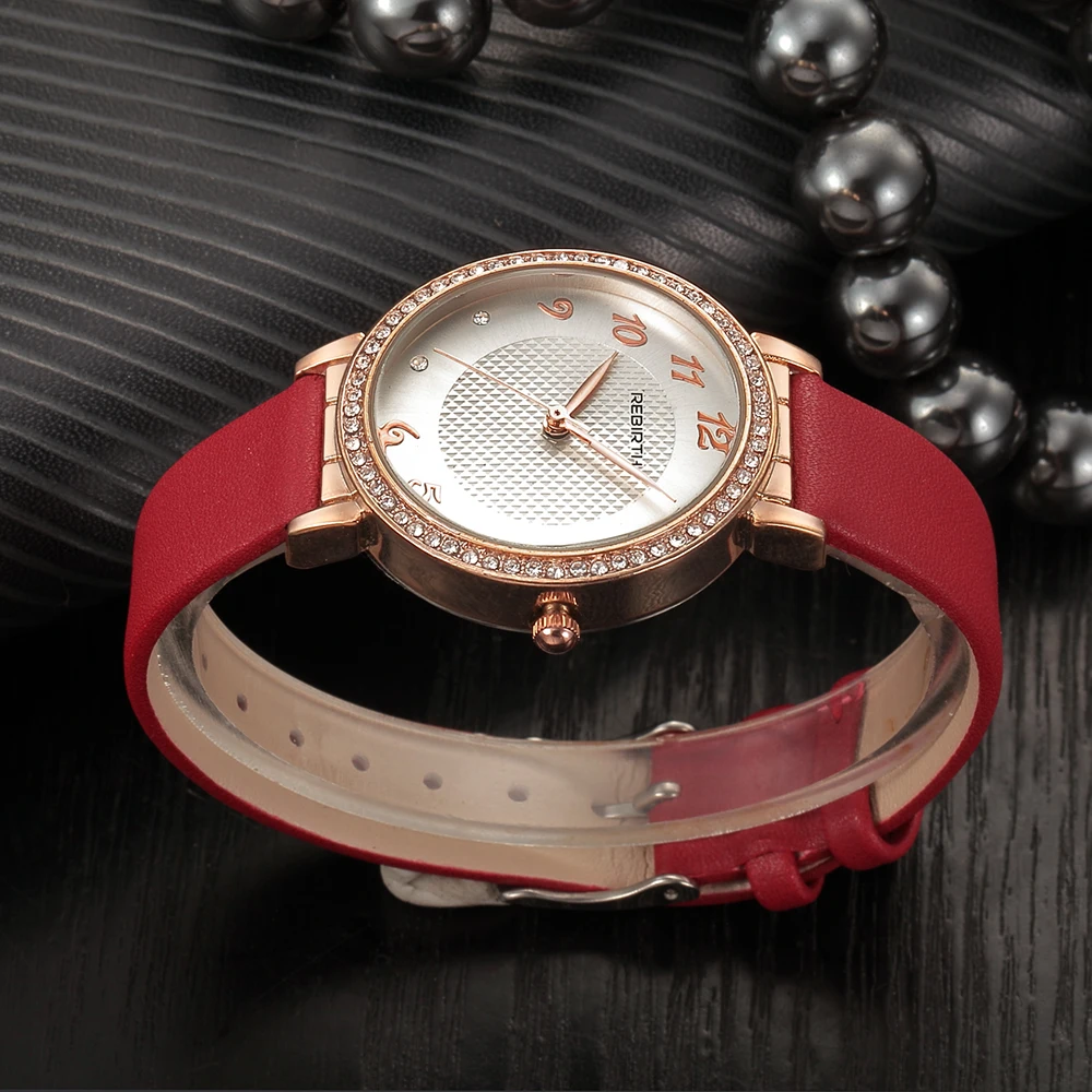 Топ возрождение новые модные Для женщин часы Повседневное браслет часы кварцевые Водонепроницаемый Бизнес элегантный подарок вечерние