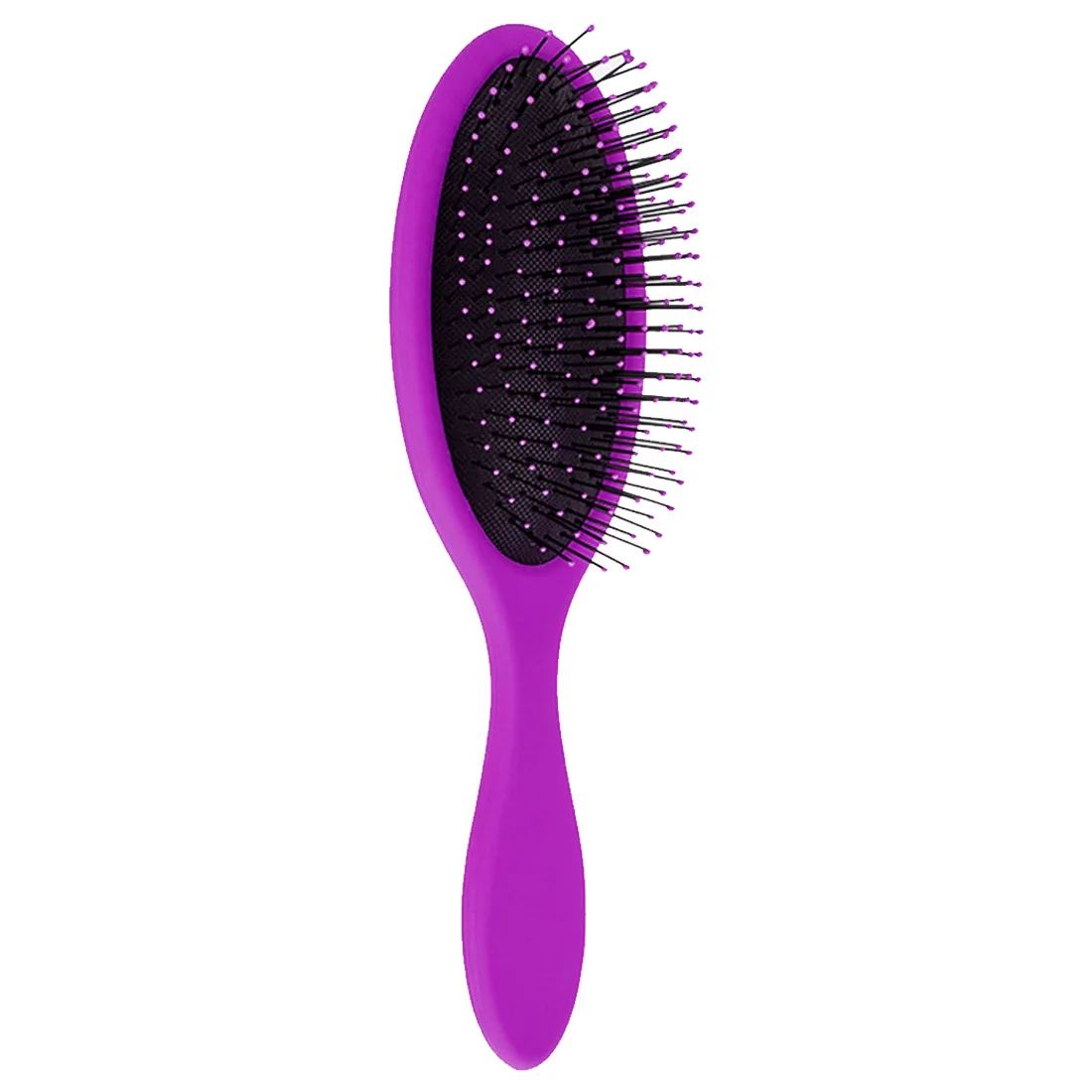 Purple Nylon wire airbag massage plastic comb single anti-static professional breathable hair brush hair scalp massage comb - Цвет: Purple