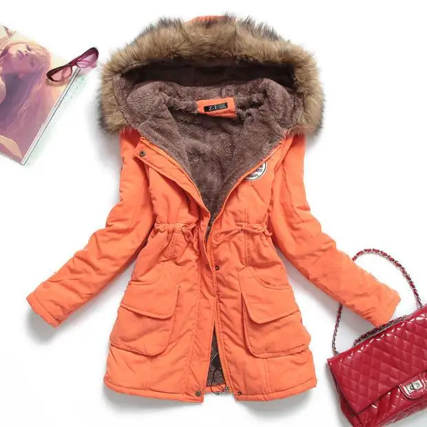 Fitaylor зимняя куртка Женская Толстая теплая парка с капюшоном Mujer хлопковое Стеганое пальто Длинная Куртка размера плюс 3xl тонкая женская куртка - Цвет: 7