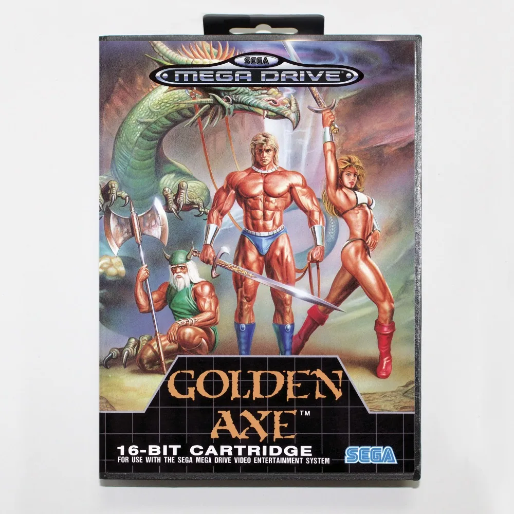 Игровой картридж Golden Axe 16 бит игровая карта MD с розничной коробкой для Sega Mega Drive