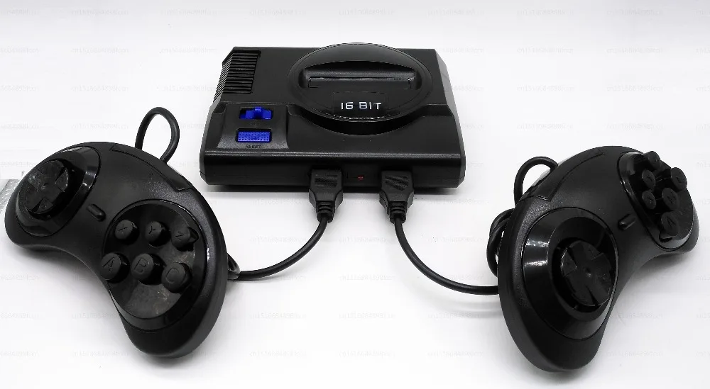 Новинка HDMI Ретро Мини ТВ Видео игровая консоль для 16 битных игр Sega MegaDrive с 168 различными встроенными играми два геймпада