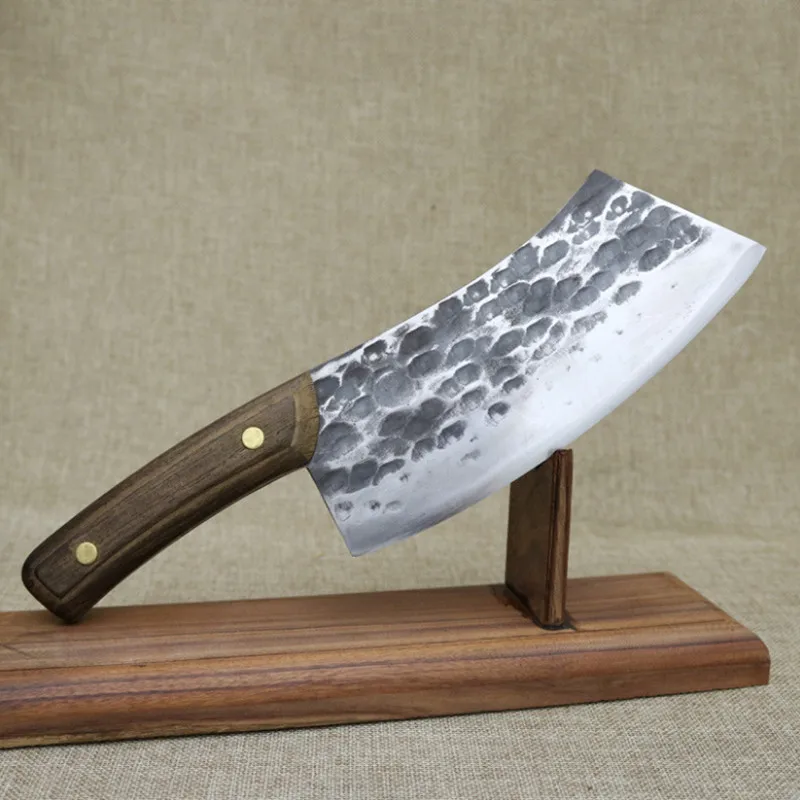 

Chopping Chef Knife Traditional Handmade Clip Steel Slicing Meat Forged Kitchen Knife Super large knife Broad Axe Tool New