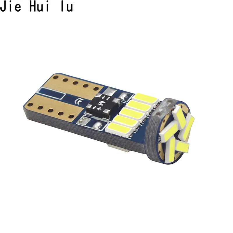 1 шт. автомобильный светодиод T10 светодиодный W5W Canbus t10 светодисветодиодный 15smd 4014