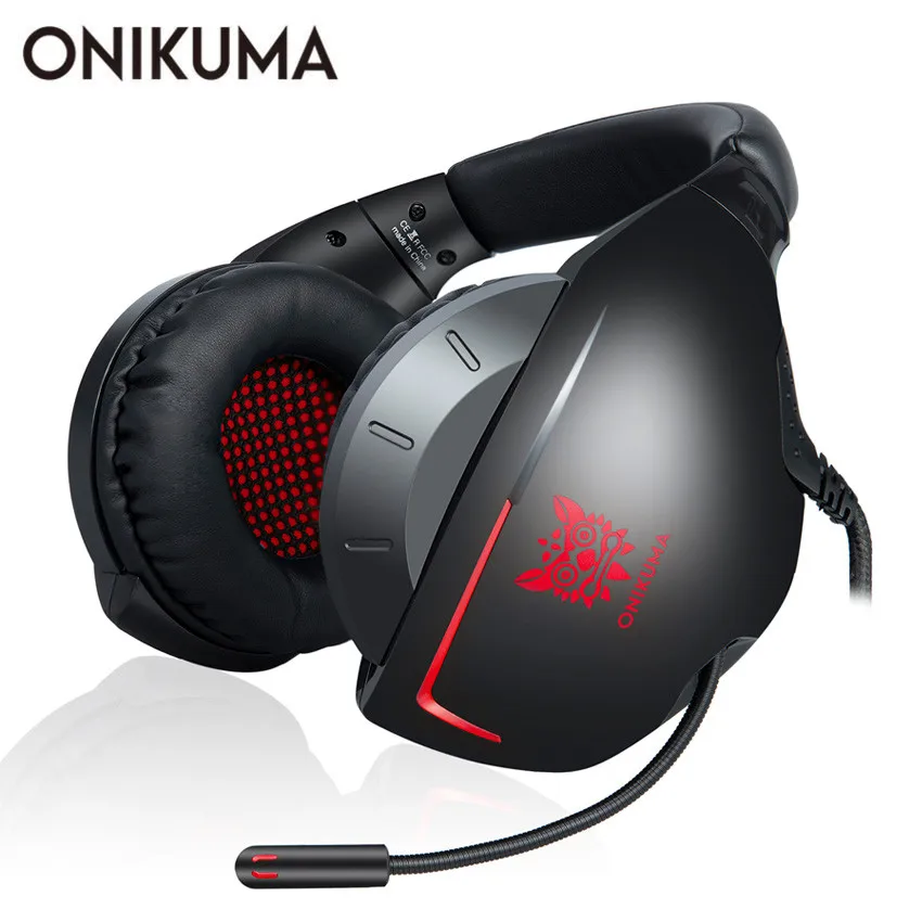 

ONIKUMA K7 PS4 Gaming Headset PC Stereo Bass Earphones Headphones Casque with Mic for Mobile Phone New Xbox One Tablet