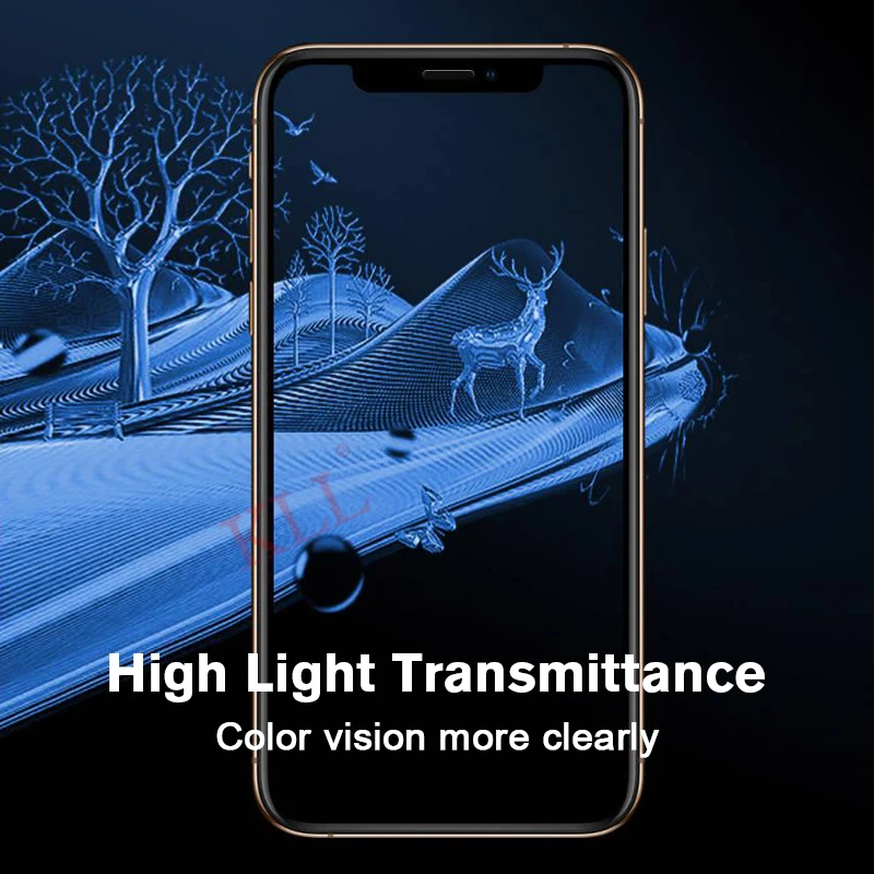 Полностью клеящаяся Мягкая Керамическая пленка для iPhone XS MAX X XR 9H полное покрытие