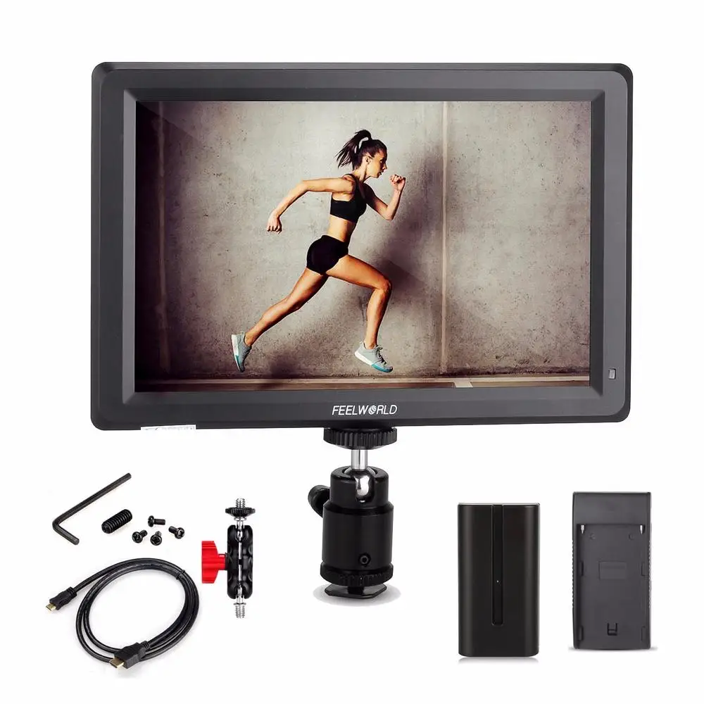

Feelworld F7 7'' IPS Full HD 1920x1200 On Camera Field Monitor Supports 4K HDMI Input/Output 1200:1 High Contrast 450cd/m2
