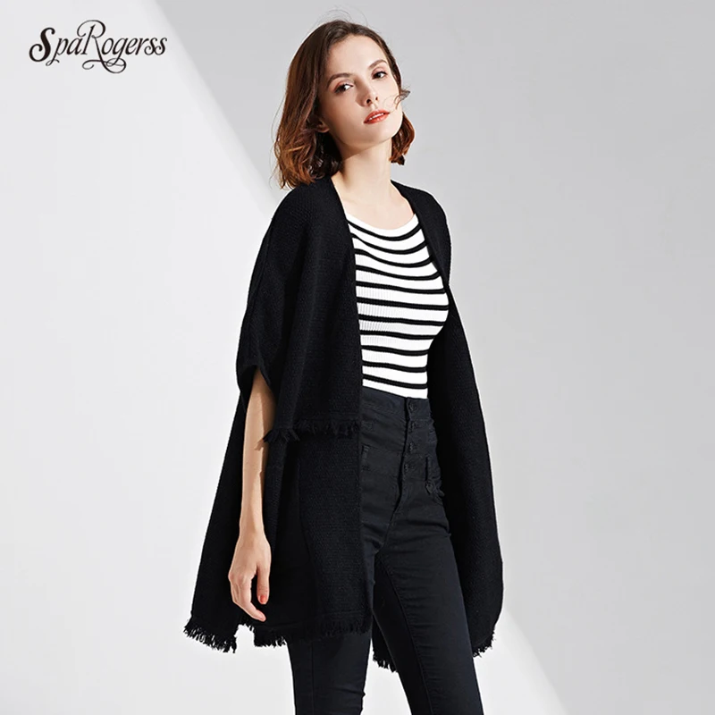 black cardigan jacket women's