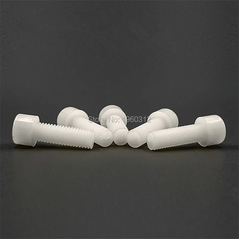 DIN912 Hex Socket Head white Nylon Screw 004