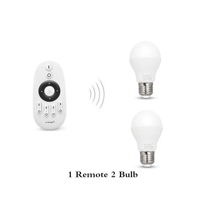 Mi светильник 2,4G беспроводной E27 6 Вт CW WW светодиодный светильник 86-265 в 110 В 220 В с регулируемой яркостью Радиочастотный пульт дистанционного управления Bombillas Светодиодная лампа
