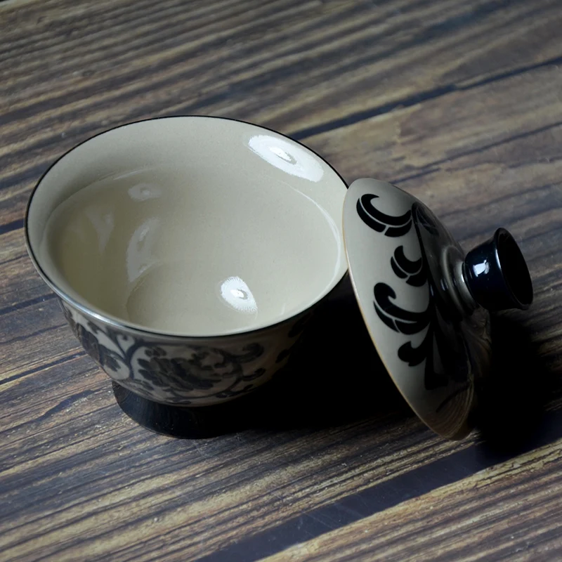135 мл японский стиль белый фарфор Dehua Gaiwan керамический чайный горшок Master Cup чайная