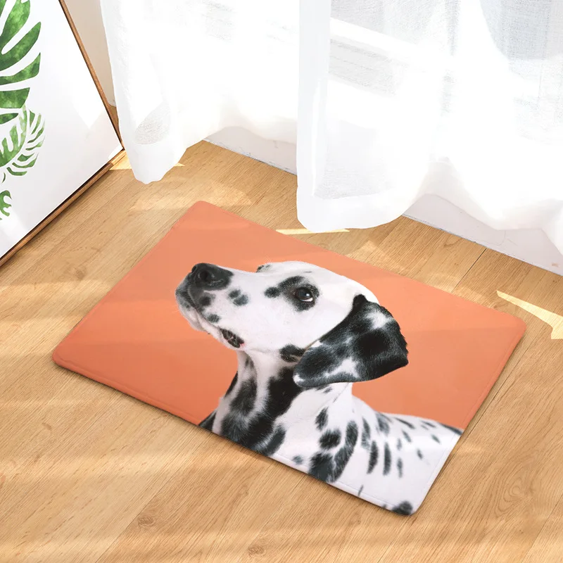 

CAMMITEVER Golden Retriever Spotted Dog Labrador Dog Pattern Comfort Rugs Perfect for Kitchens and Standing Desks Kitchen Mat
