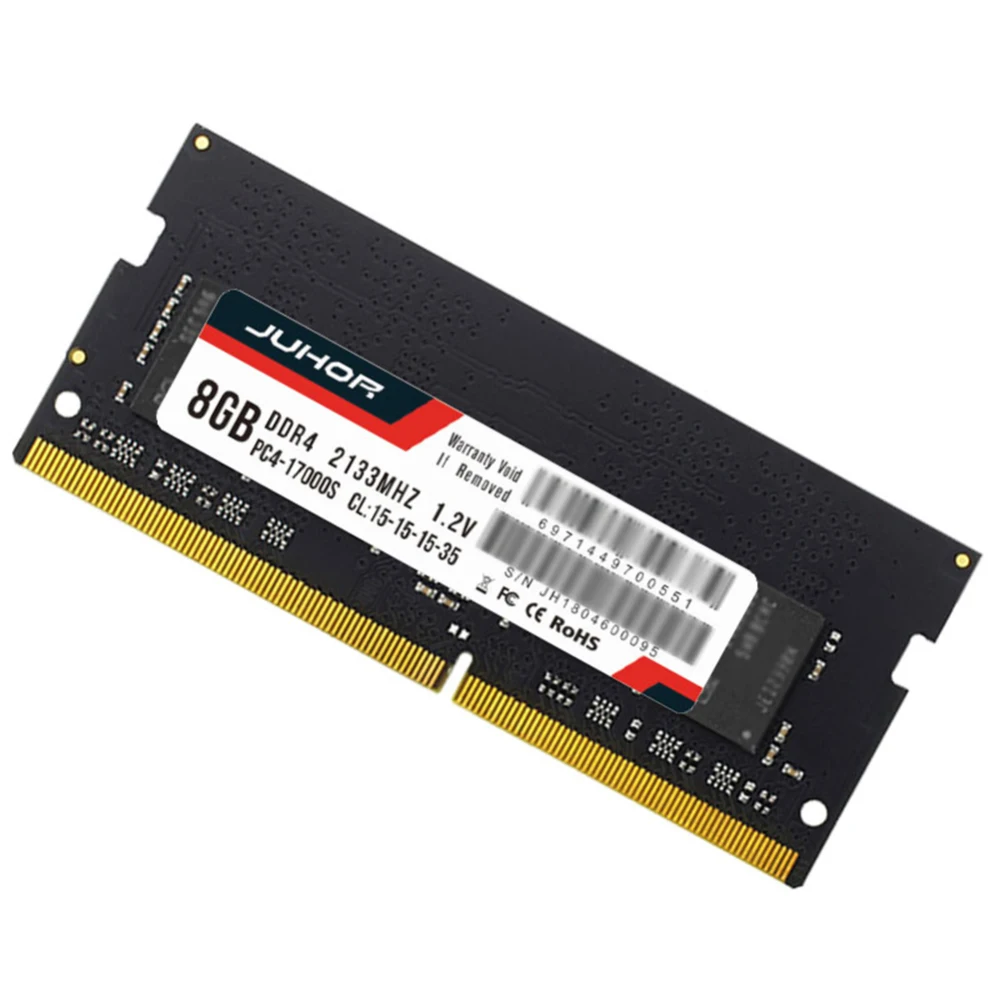 

JuHor DDR4 DDR3 DDR3L 4GB/8GB 1600/2400/2666/2133MHZ Interface Type 260pin Memory Voltage 1.2V memory ram For Laptop Notebook
