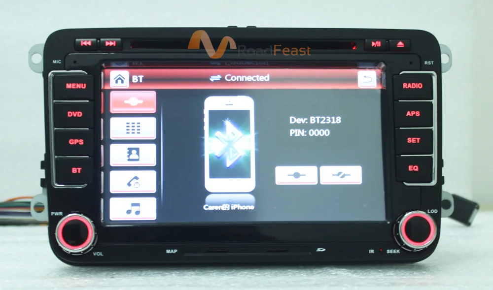 7inchs Car DVD for Volkswagen with Built-in Canbus 9