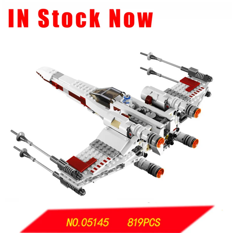 

[Hot] Starwars series 05145 x-wing starfighter toy model consistent legoingly Starwars educational diy brick construction toys