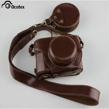 OCOTEX роскошная сумка для камеры из искусственной кожи для Olympus Pen Lite E-PL9 epl9 с полузащитным корпусом, нижний корпус, батарейный отсек, 3 цвета