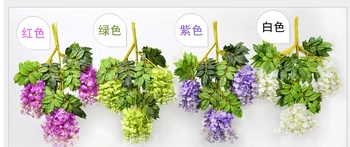 

600 pcs 75cm Artificial Flowers Simulation Wisteria Silk Plant Home Party Wedding Garden Decoration