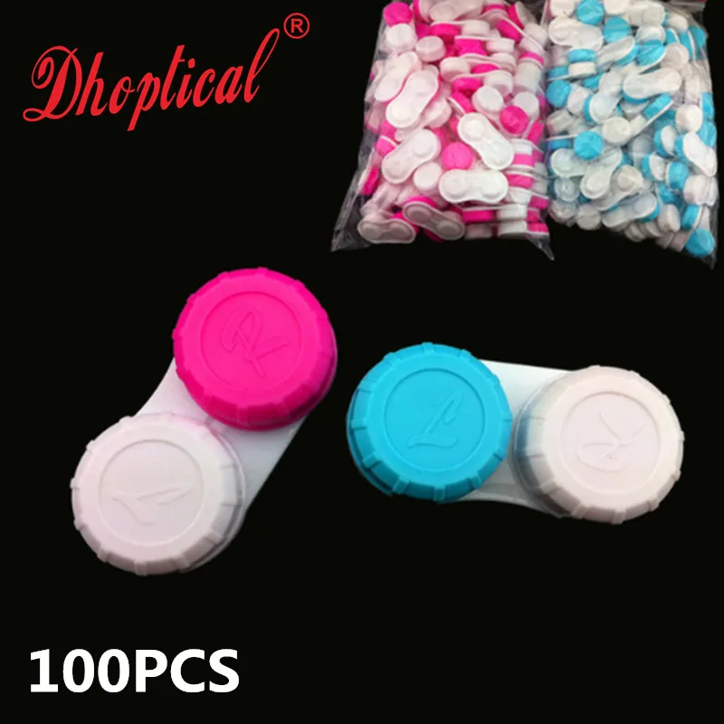 

free shipping contact lens case 100pcs good quality