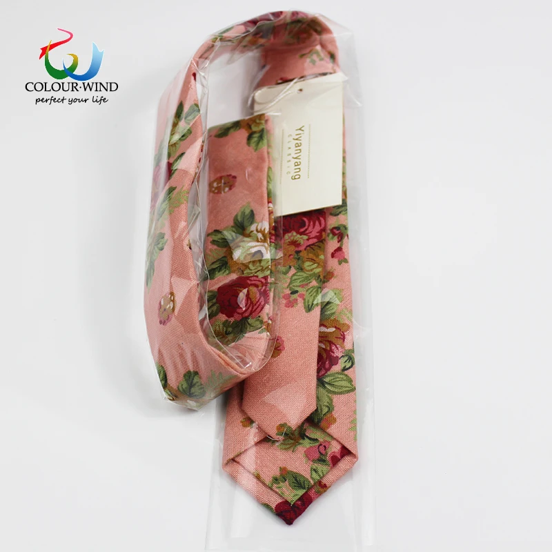 Yiyanyang, хлопковый льняной галстук для мужчин, Мультяшные животные, цветы, листья, дерево, с принтом, узкий, 6 см, ручной работы, для шеи, галстук, вечерние, Gravats Corbatas