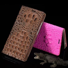 High Quality Cover For ZTE Nubia Z11 Mini S 5.2″ Genuine Leather Luxury 3D Crocodile Dorsal Grain Flip Case Phone Bag +Free Gift