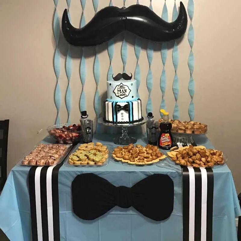 Воздушный шар в форме усов для престарелых baby shower Для мальчиков и девочек Пол