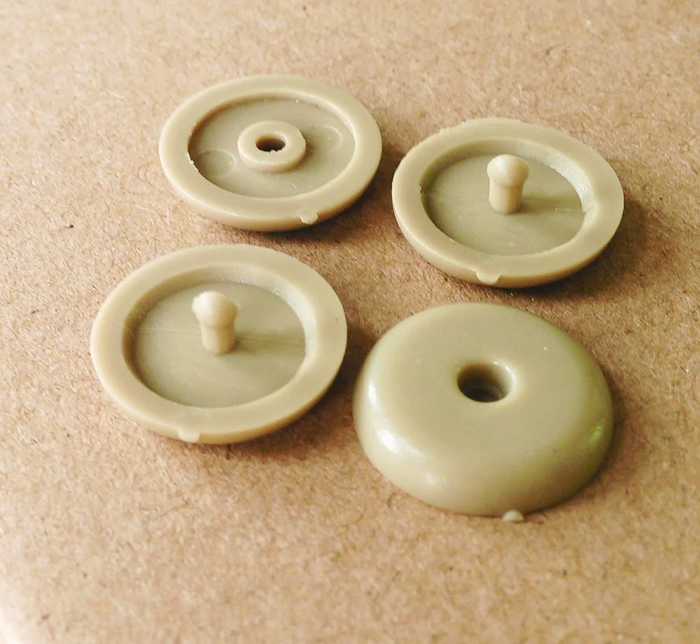 30 pcs Car Seat Belt buckle Retainer / Seatbelt Stop Button clips tan
