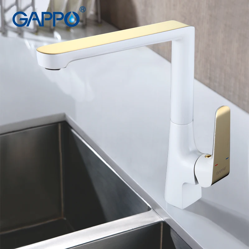 

GAPPO 1set High quality Deck Mounted Solid Brass Basin sink Faucet mixer tap Single Handle Waterfall Cold Hot Water Mixer G4080