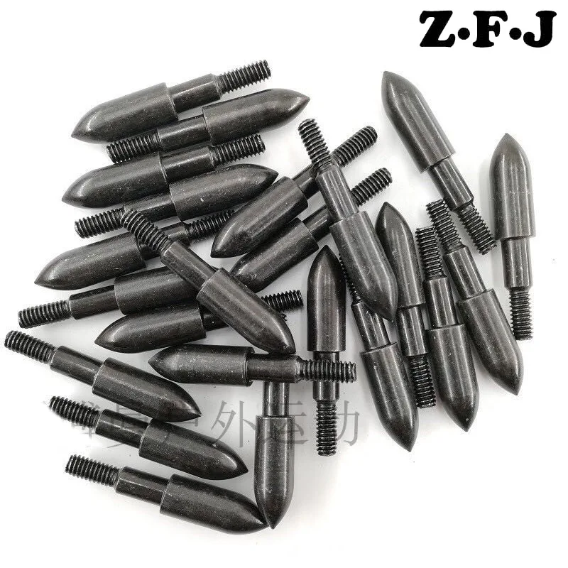 

30pcs 125 grain black Arrow Points Field Tips Broadhead DIY Arrows Head Bow And Arrow Hunting Shooting Archery Accessories