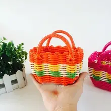 Детская ручная корзина, загруженные игрушечные корзины, домашний реквизит, Детская сумка, Детская игровая корзина