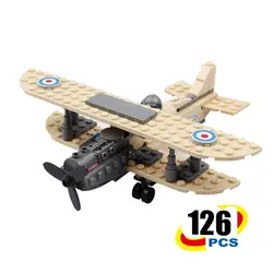 Века военные СОП с F-1 верблюд истребитель мировой войны 1 самолет Building Block 3D модель игрушки Великобритании Королевских ВВС для детей