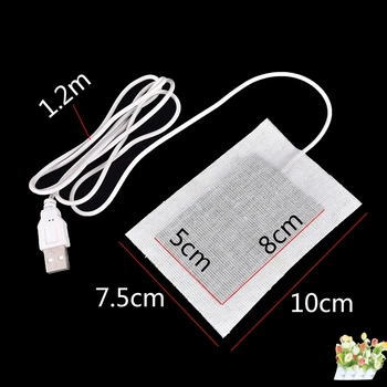 

1pcs Portable Warm Plate USB Heat pad Winter USB Heating Heater for Mouse Pad Shoes Golves
