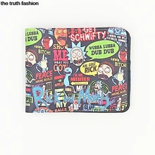 wholesale cartoon font b wallets b font movie Rick and Morty font b wallet b font