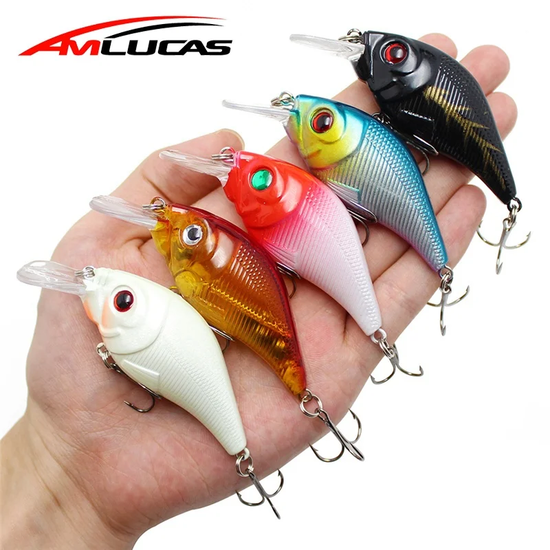 

Amlucas Crankbait Fishing Lure 7.5cm 10.9g Artificial Japan Hard bait Lures Topwater Fishing Wobblers pesca Bass Tackle WW237
