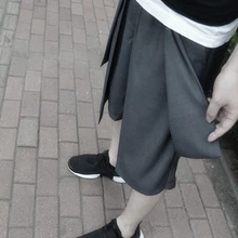 27-44! Новинка года мужская одежда многослойная штаны по колено bandeaus ноги Штаны Брюки Большие размеры певица костюмы