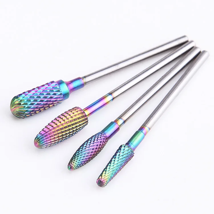 1 Pc Tungsten Carbide Nail Cone Drill Bits Machine for Removing Polish Cuticle Milling Cutters Manicure Art Tool Beauty | Красота и