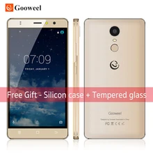 Original gooweel m17 4g handy fingerabdruck id mtk6737 quad-core 64-bit 5,5 zoll IPS Android 6.0 smartphone 16 GB 8MP GPS zelle