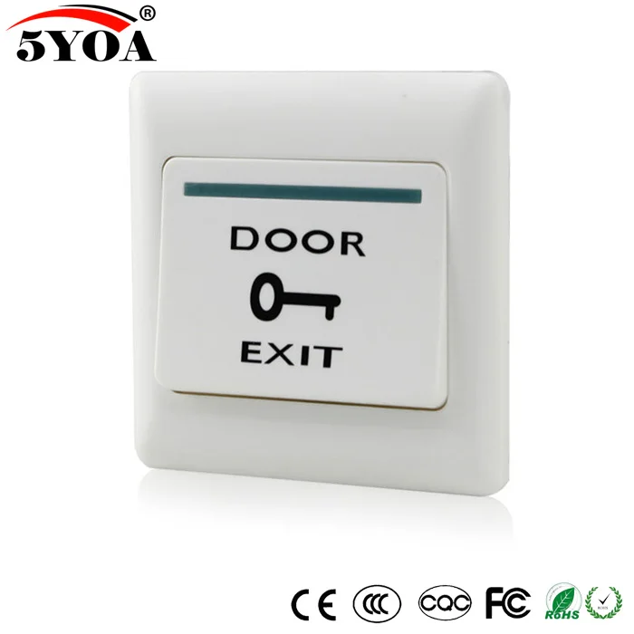

5YOA Door Exit Push Button Switch door for Access Control System, freeshipping Dropshipping