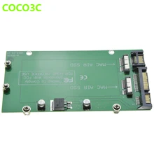For Macbook 2010 2011 Air A1369 A1370 SSD 2 slots to Dual SATA 3 0 Adapter