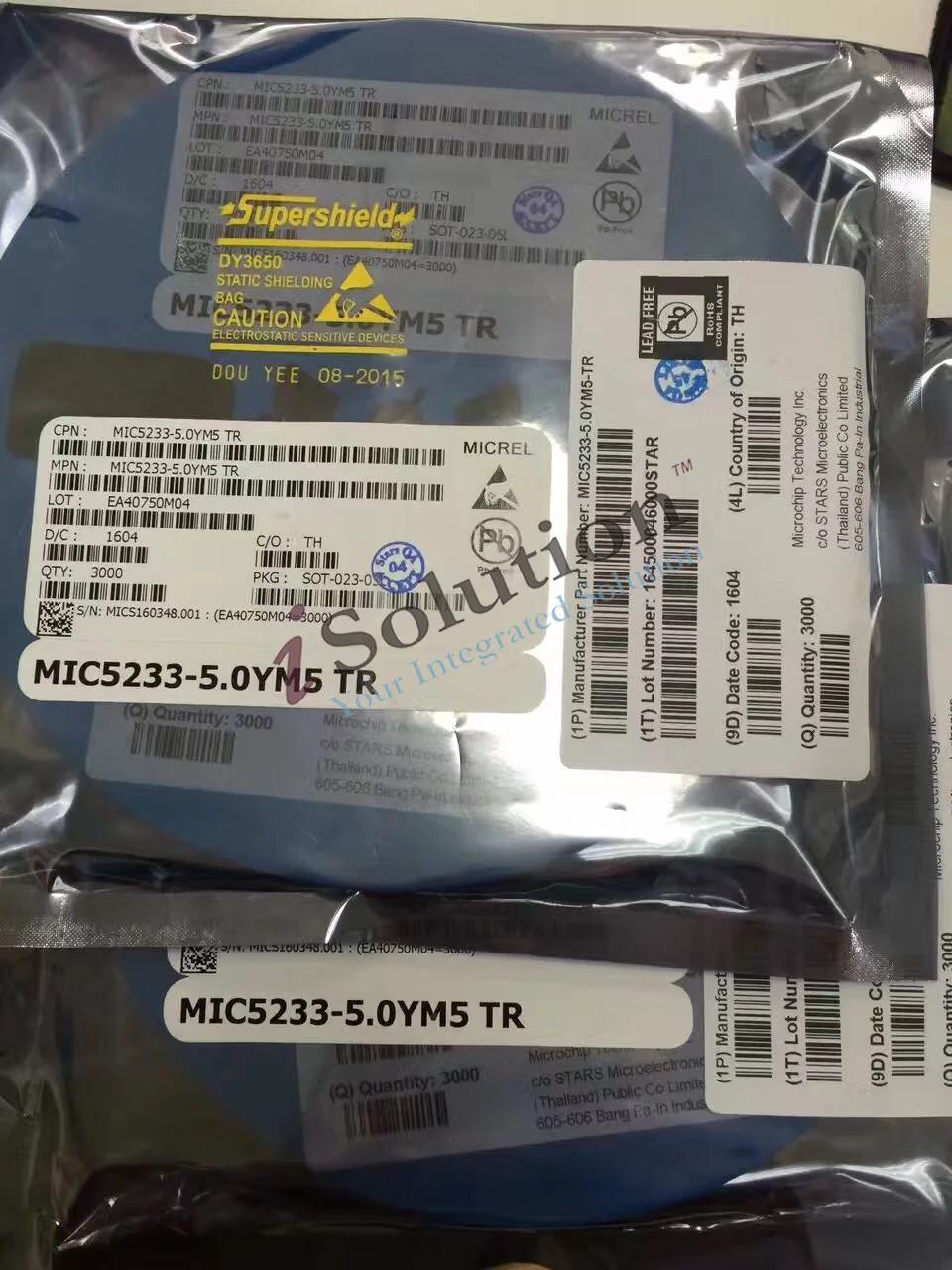 MIC5233 5.0YM5 MIC5233 5.0 L350 SOT23 5 MIC5233 5.0YM5 TR New and ...