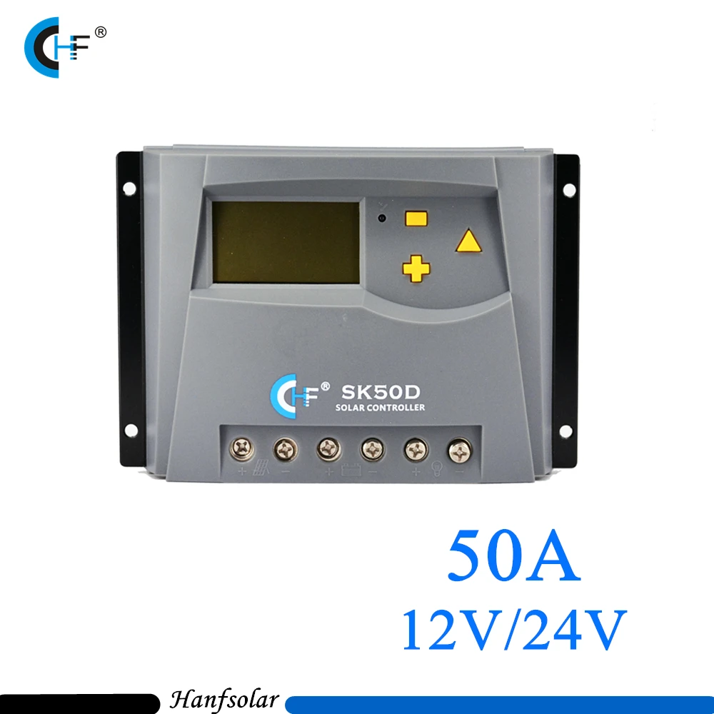 

50A 12V/24V Factory Supply PWM Solar Charge Controller LCD Display Used Solar Panel System with CE certificate