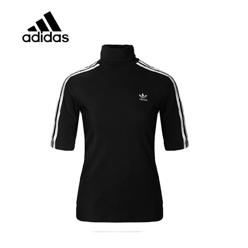 

Original Adidas Women Half Sleeve Female Black Leisure New Arrival Authentic ADIDAS Sportswear Breathable Quick Dry Shirt